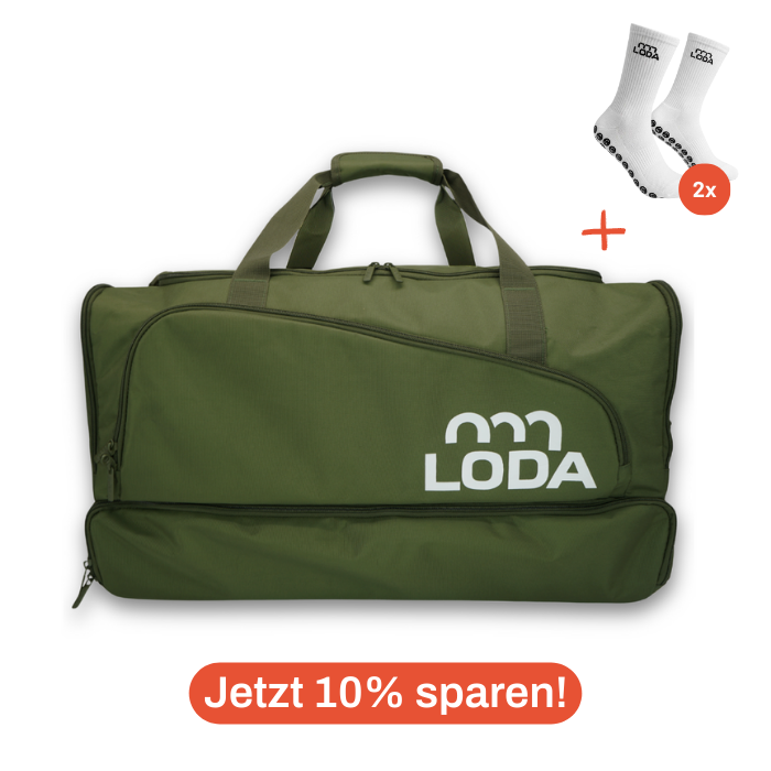 #LODA team + Performance Socks_olivgrün